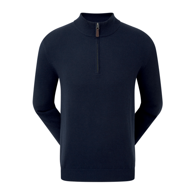 Wool Blend Half-Zip Pullover