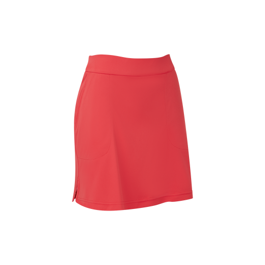 Skort with Gingham Trim