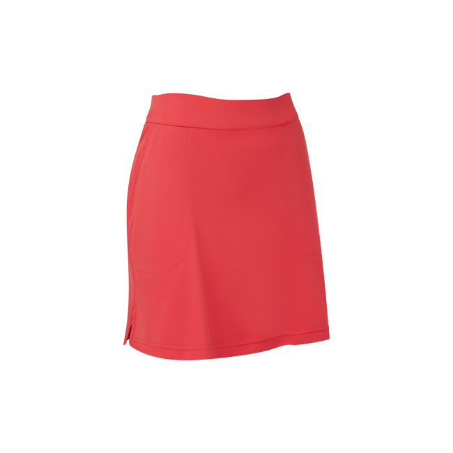 Skort with Gingham Trim