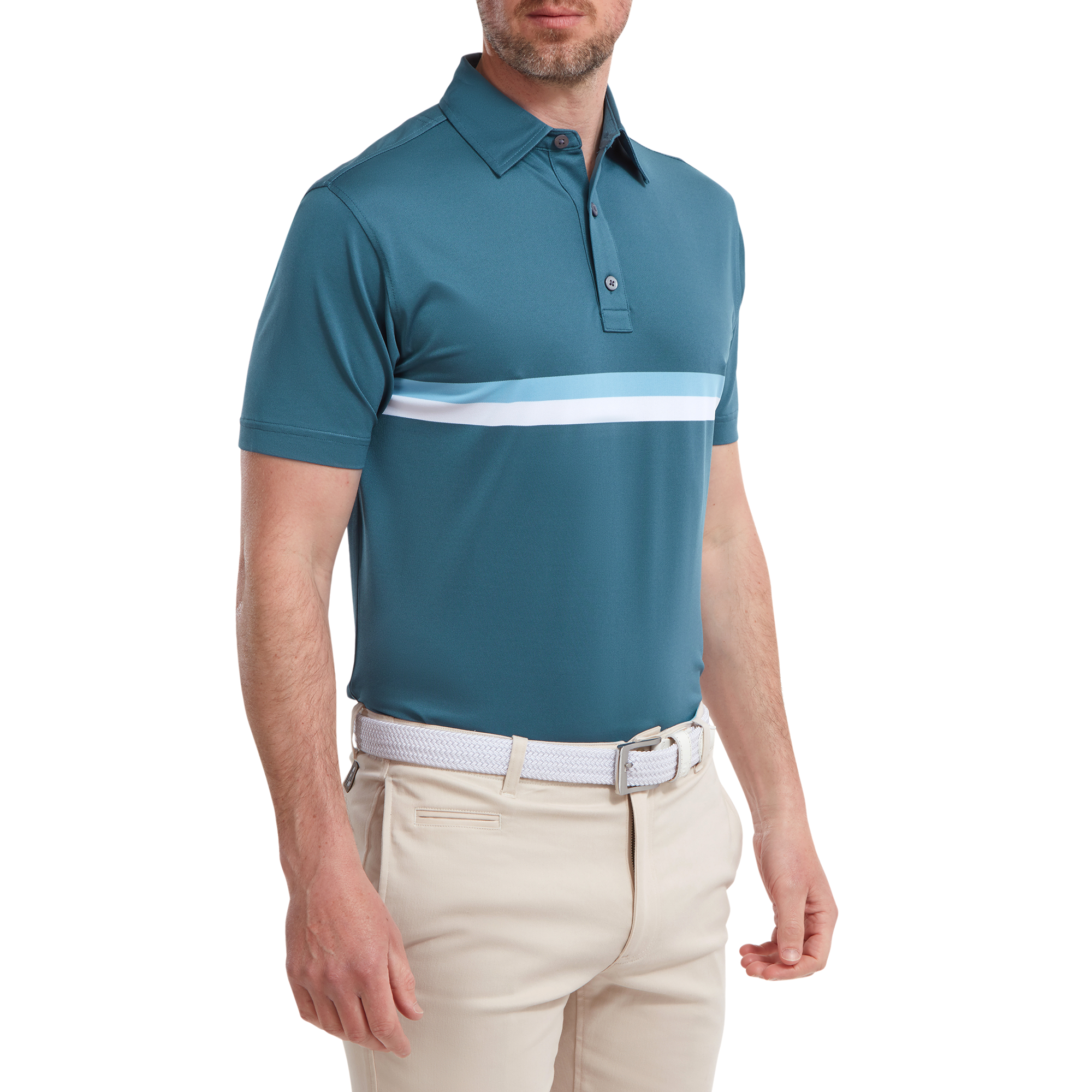 Double Chest Band Pique