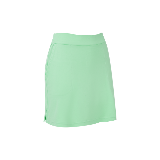 Skort with Gingham Trim