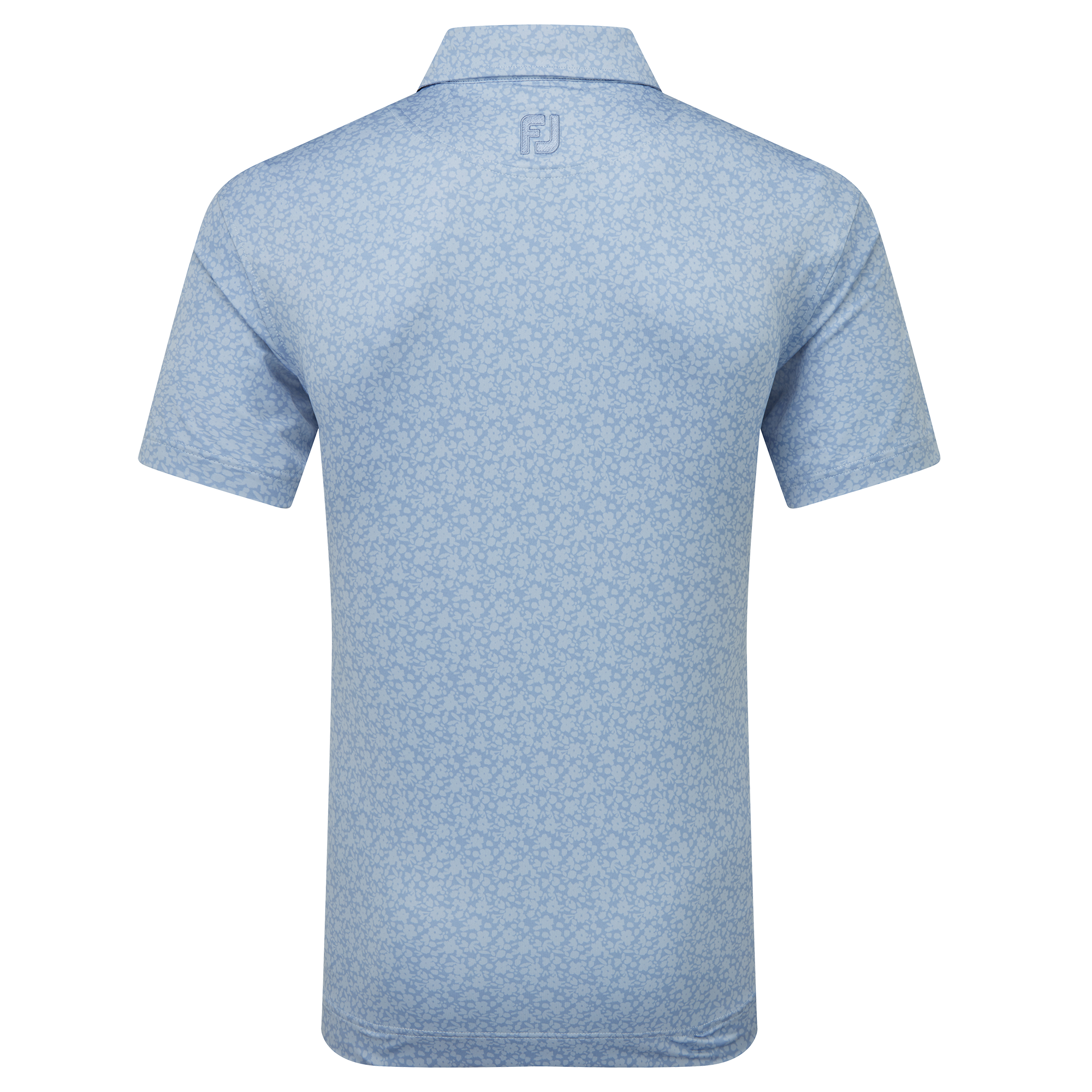 Polo imprim&eacute; Floral en fil d'Ecosse