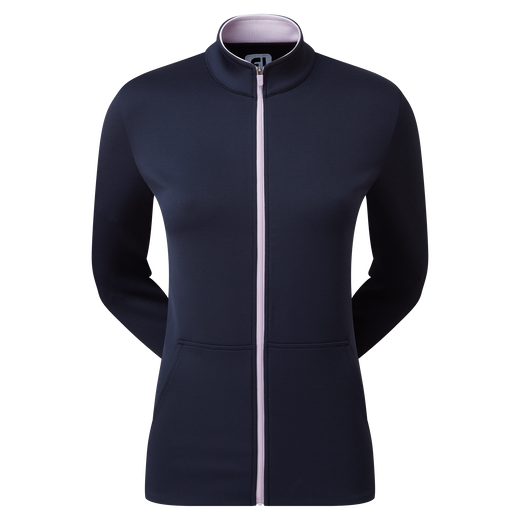 Full-Zip Knit Colour Block mellanlager