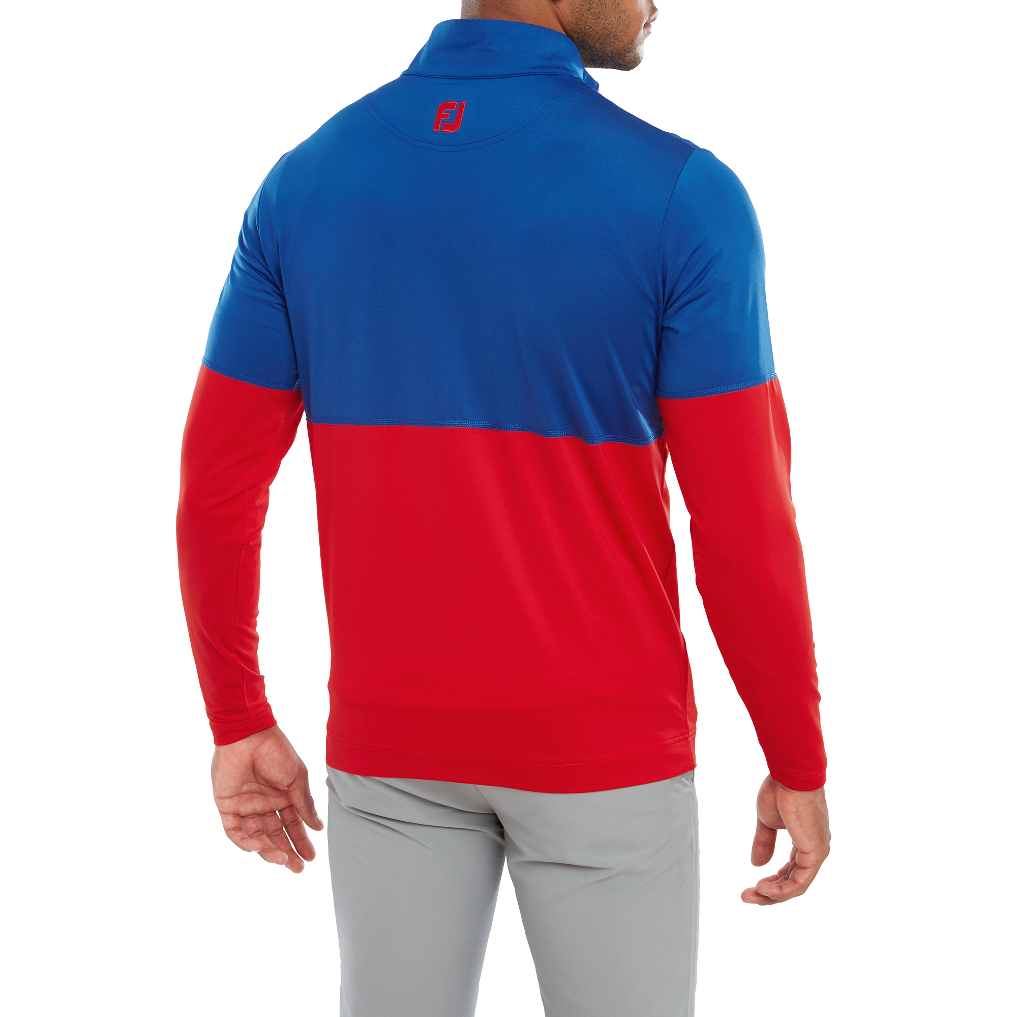 Pullover avec blocs de couleurs