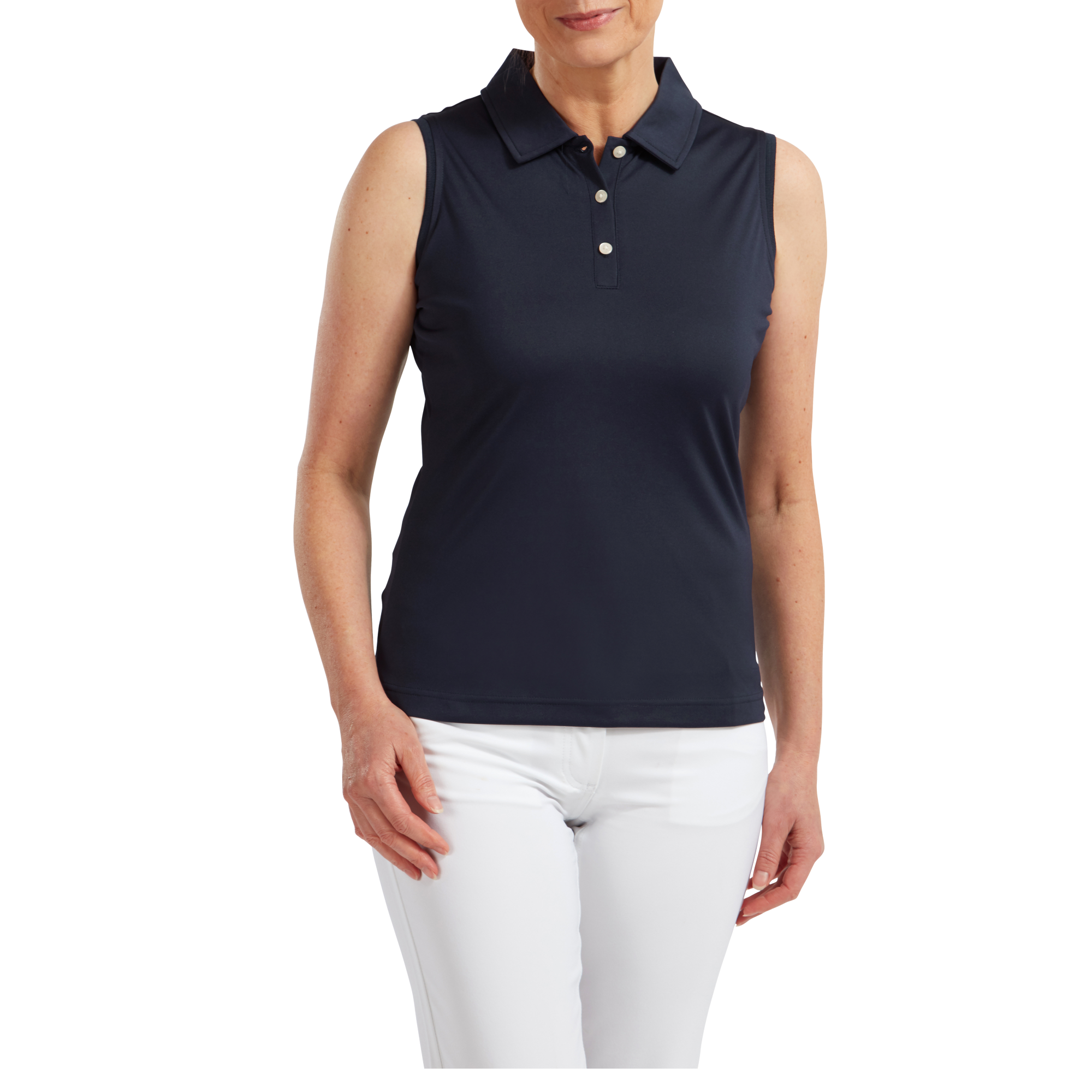 Interlock Sleeveless Solid Dam