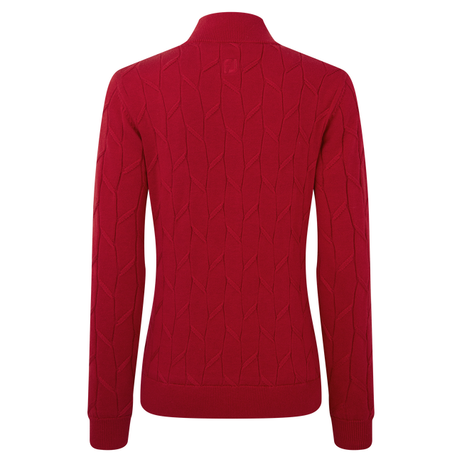 Full-Zip Lined Pullover