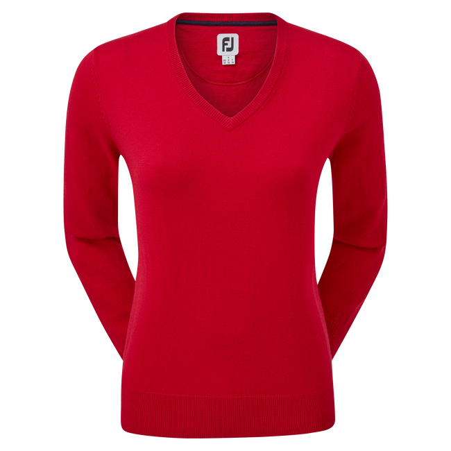 Wool Blend V-Neck Pullover