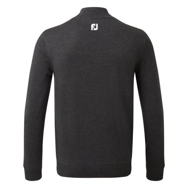 Wool Blend 1/2 Zip Lined Pullover