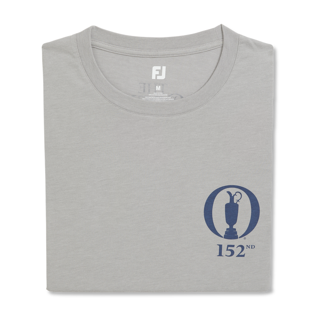 T-shirt imprimé timbre-poste FJ pour la 152e édition de l'Open Championship
