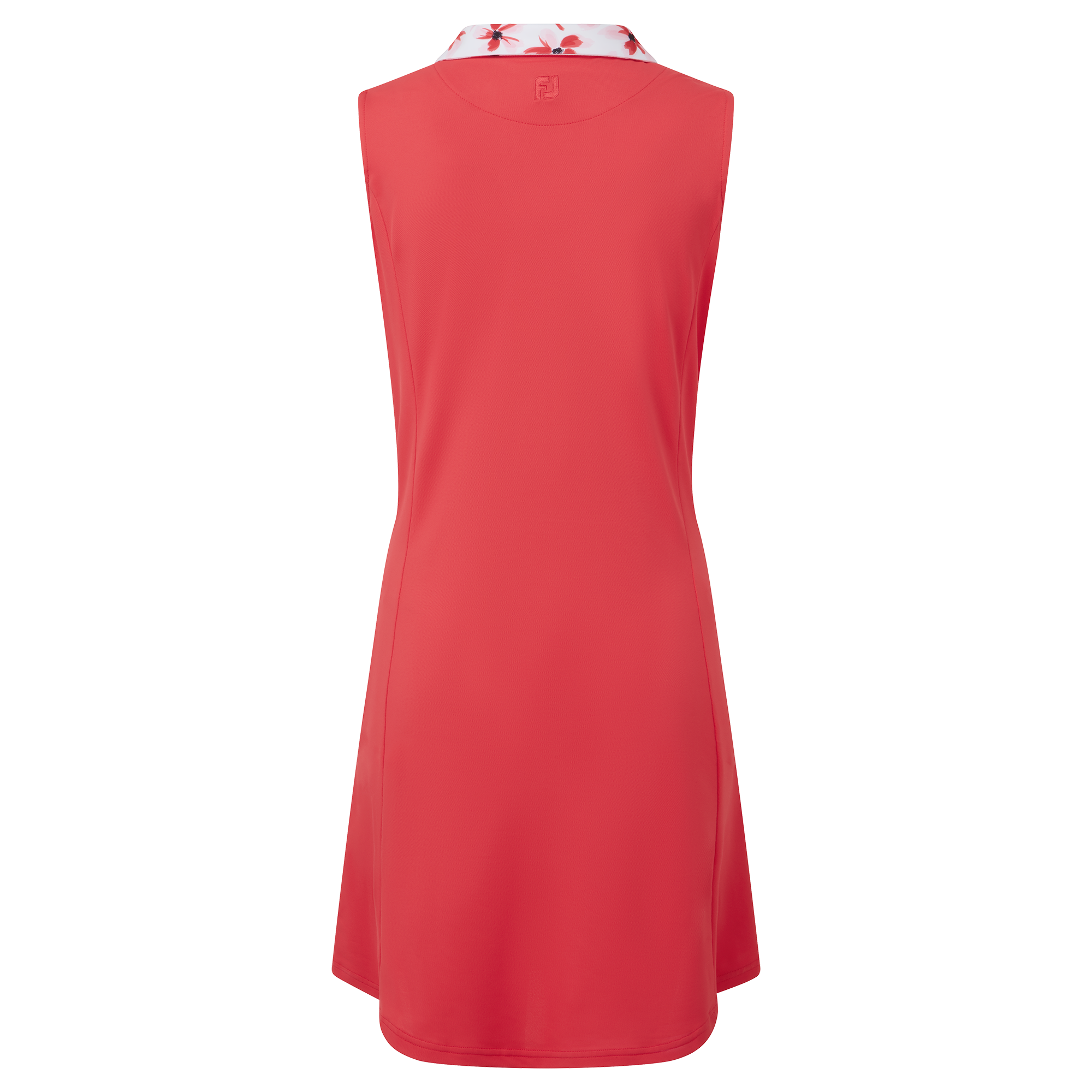 Dress with Floral Trim