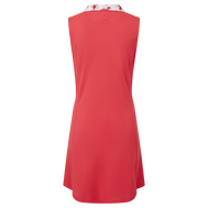 Dress with Floral Trim