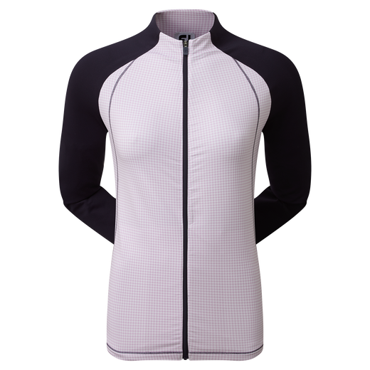 Mellanlager med Houndstooth-tryck