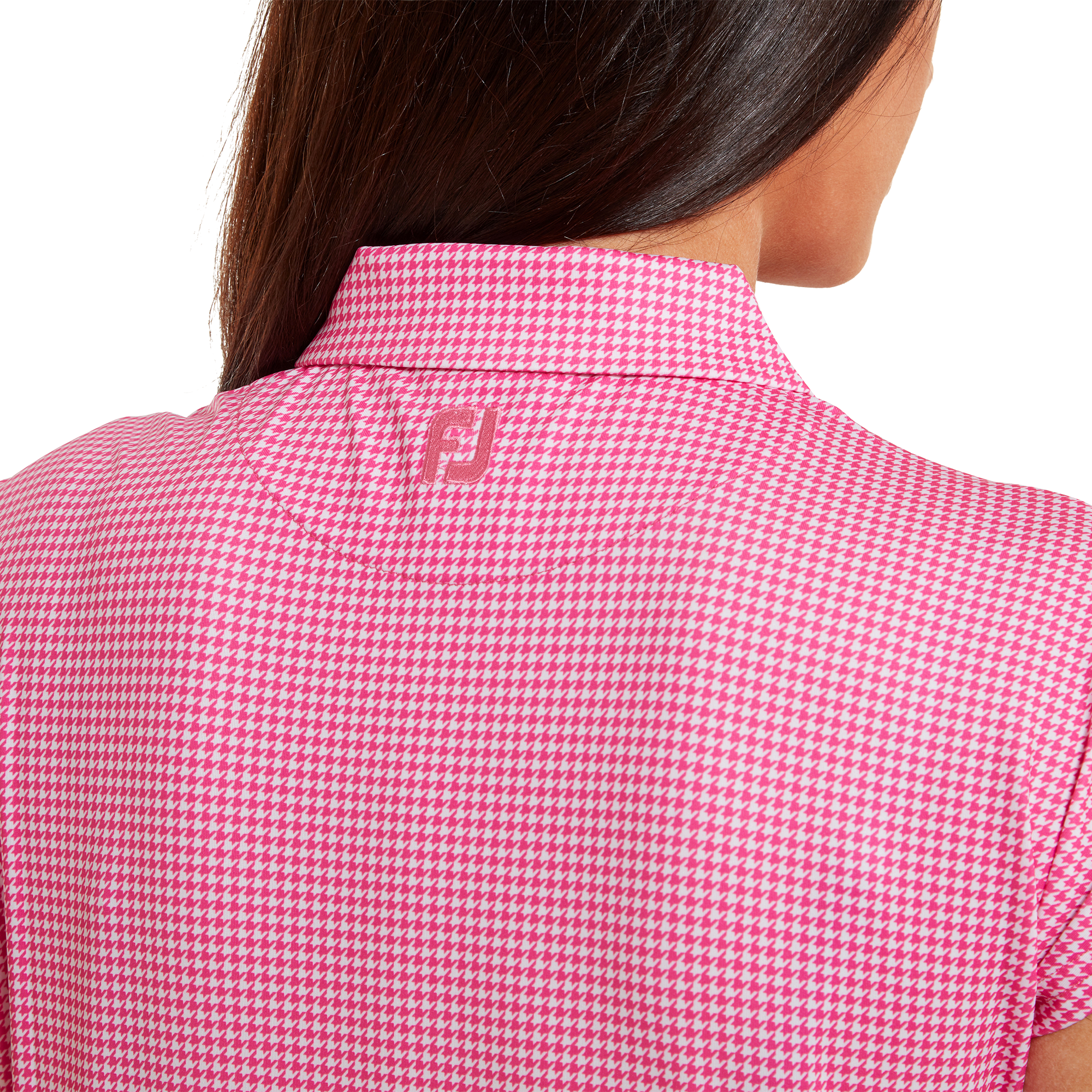 Houndstooth Print Lisle