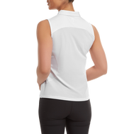 Mesh Back Sleeveless Lisle