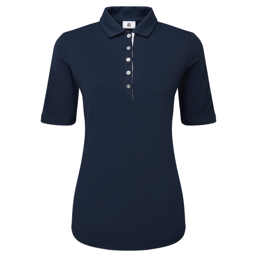 Half Sleeve Ruched Lisle