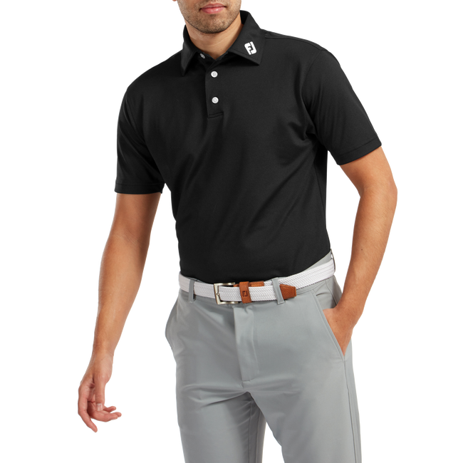 Polo stretch piqué uni