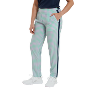 Gingham Lightweight Cropped Trousers