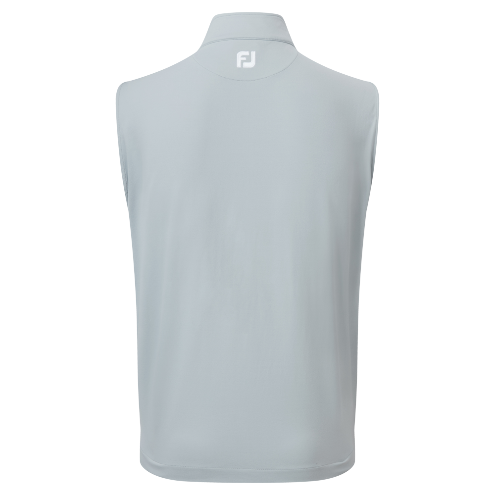 Stickad v&auml;st med hel dragkedja