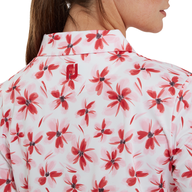 Floral Print Lisle