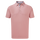 Polo Jacquard œil d'oiseau boutonnière à rayures