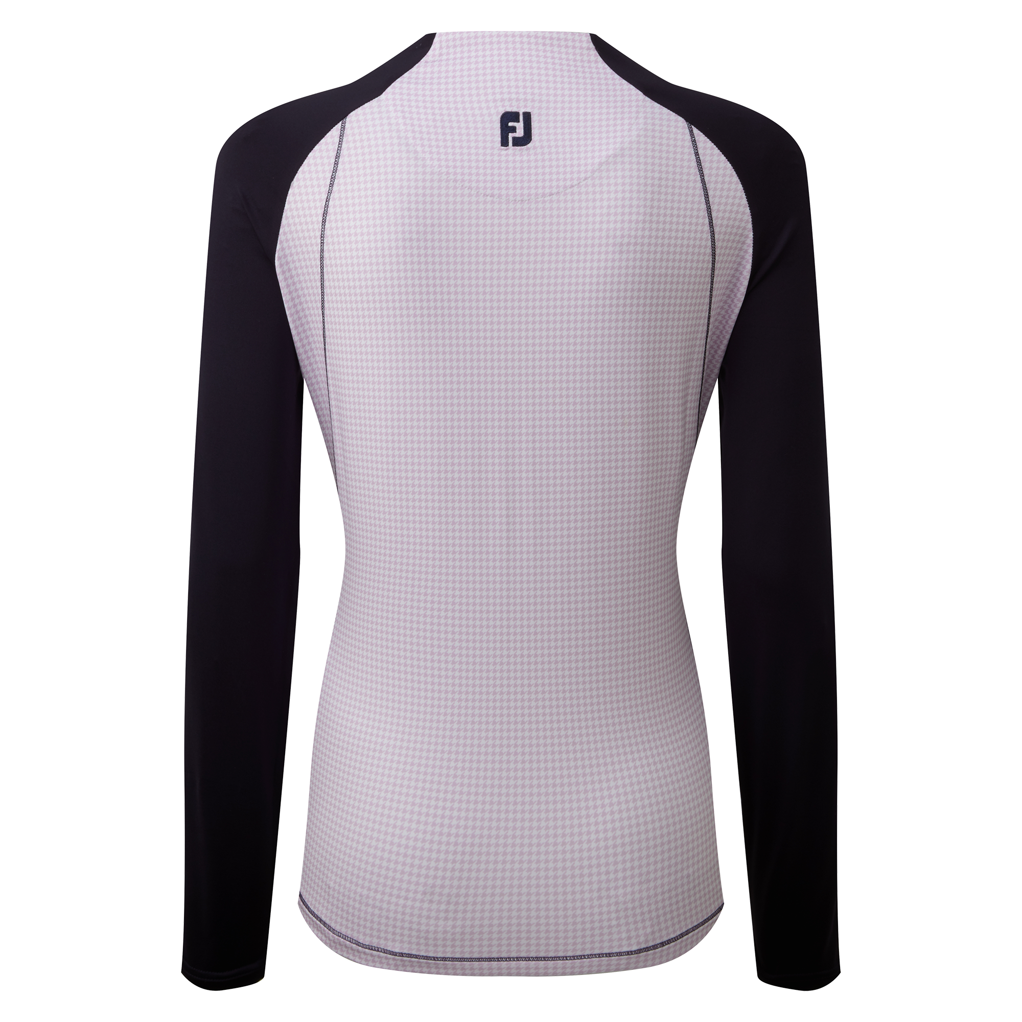 Mellanlager med Houndstooth-tryck