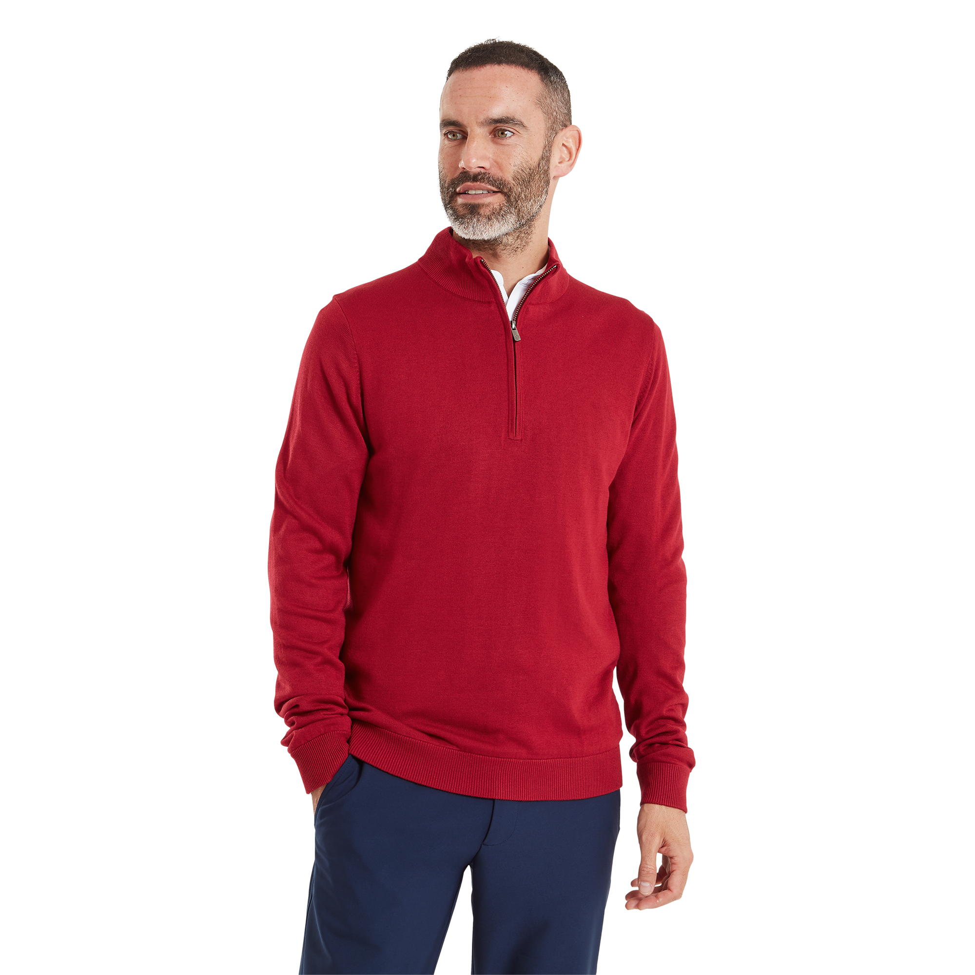 drirelease&reg; 1/4 Zip Lined Sweater