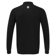 Wollmischpullover mit 1/2 Reißverschluss