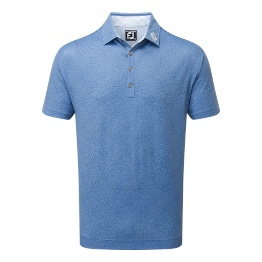 Texture Print Pique with Parachute Trim