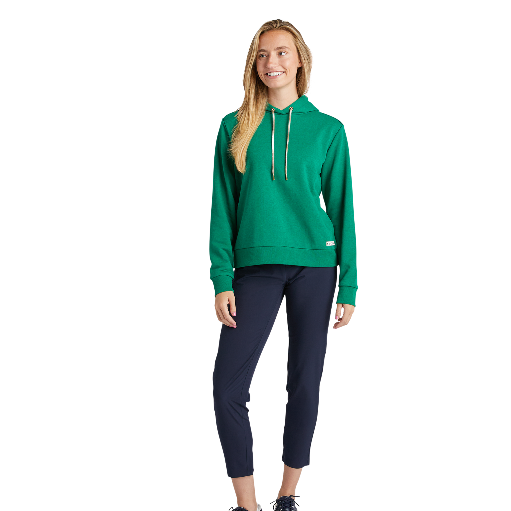 Hoodie med tryck Dam