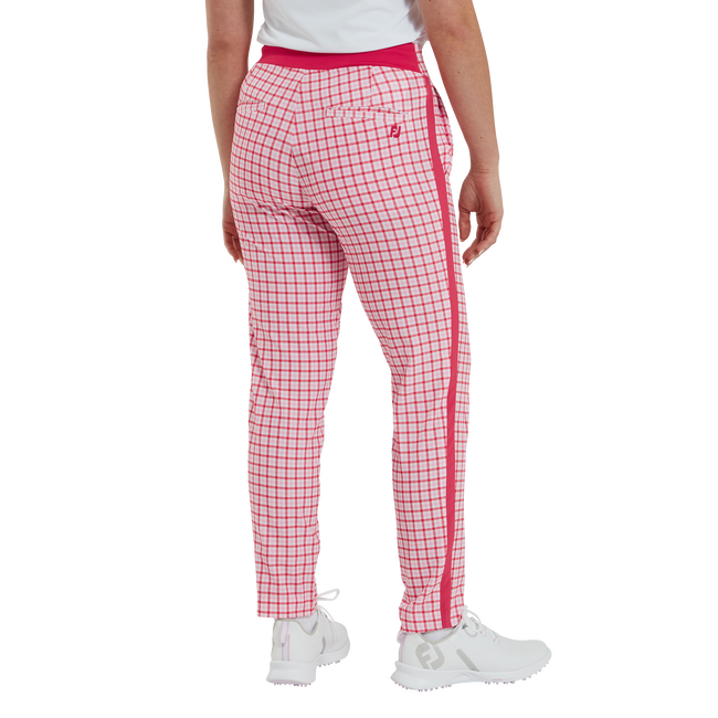 Gingham Lightweight Cropped Trousers