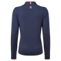 Pullover Full-Zip l&eacute;ger &agrave; rayures ton sur ton