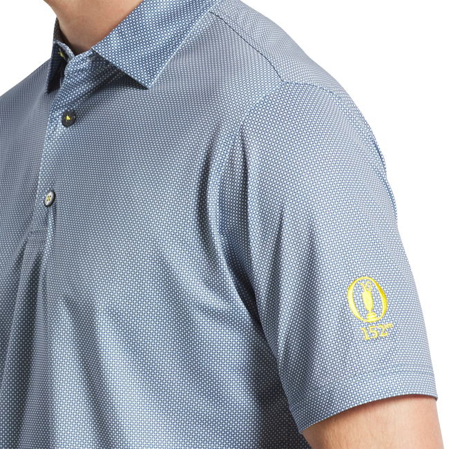 152nd Open Championship Octagon Print Lisle Shirt