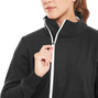Pullover Polaire Full-Zip Asym&eacute;trique Femme