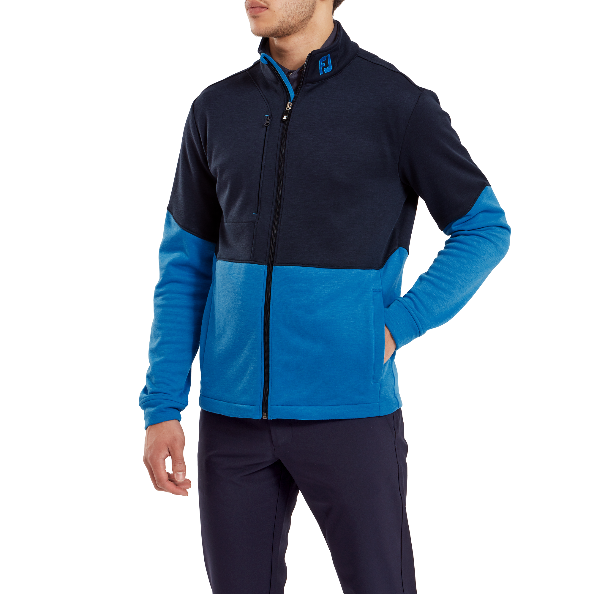 Colour Block Full-Zip Chill Out