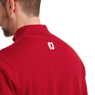 Wool Blend 1/2 Zip Lined Pullover