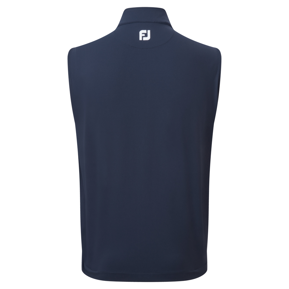 Stickad v&auml;st med hel dragkedja