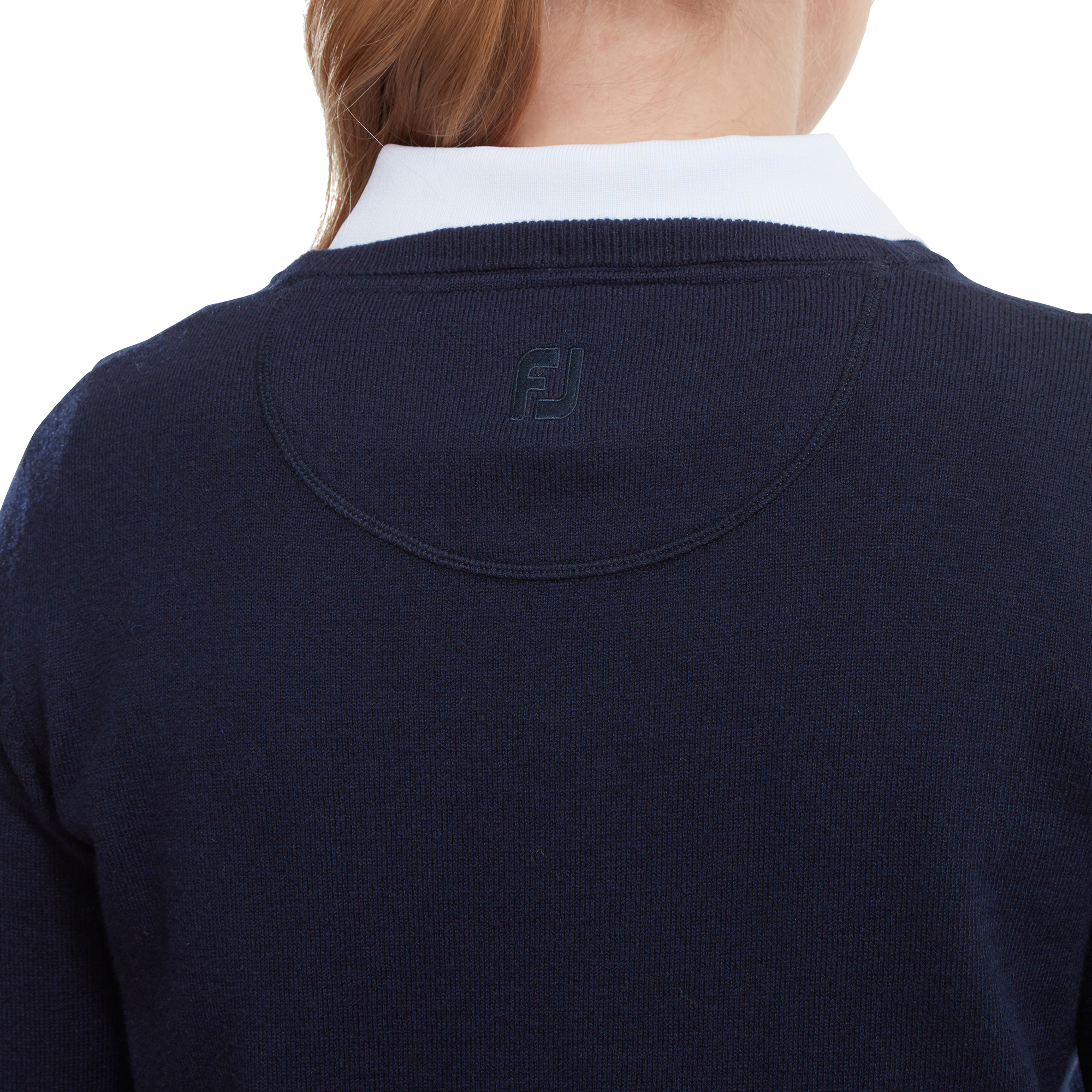 Pullover en laine col V