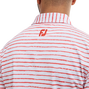 Pik&eacute;e mit Kreidelinienmuster