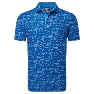 Golf Course Doodle Pique