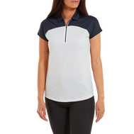 Cap Sleeve Colour Block Lisle