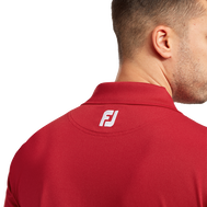 Stretch Pique Solid Knit Collar