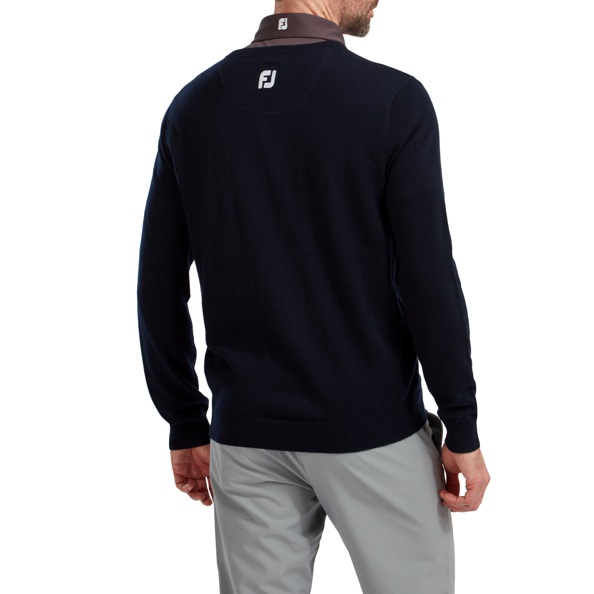 Wool Blend V-Neck Pullover