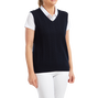 Women&#39;s Wool Blend Cable Knit V-Neck Vest