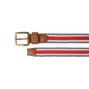 Striped Braided Belt