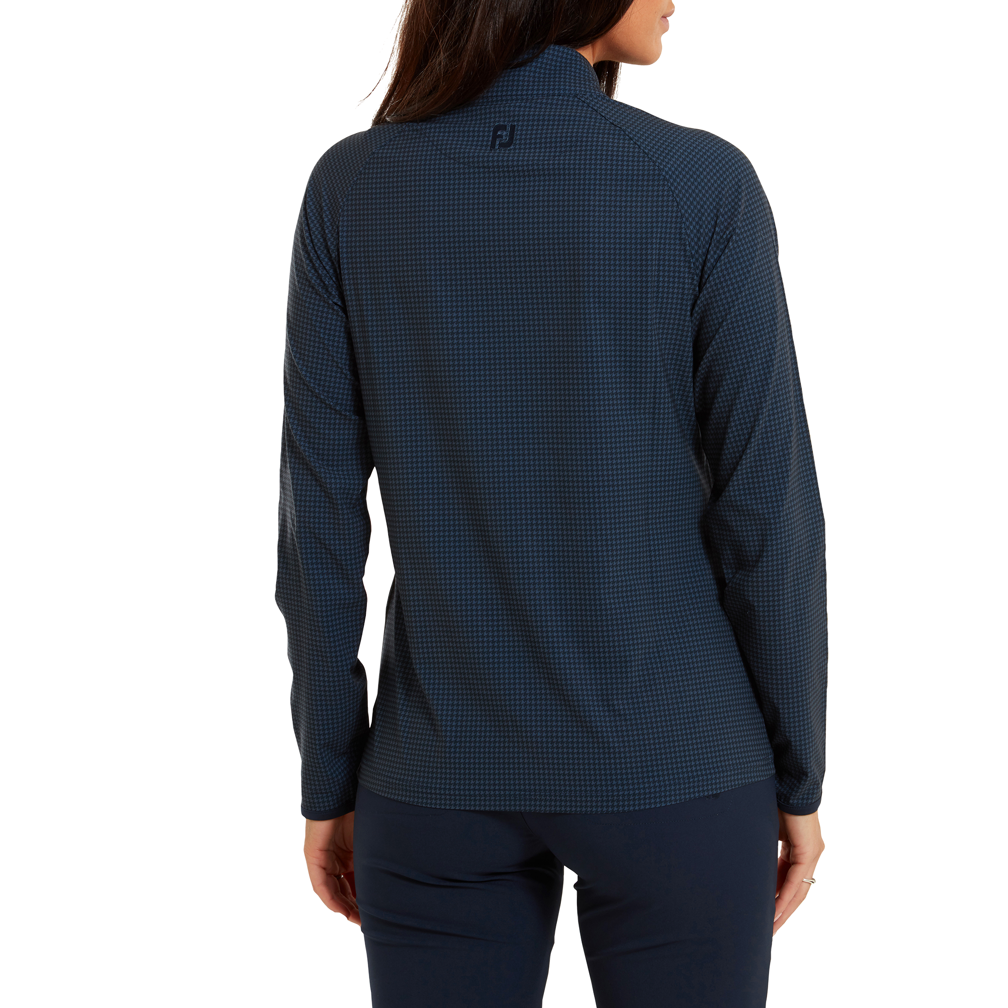 V&auml;vd jacka med Houndstooth-tryck