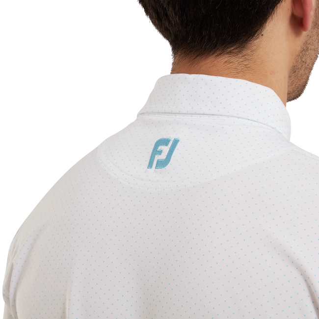 Stretch Lisle Dot Print