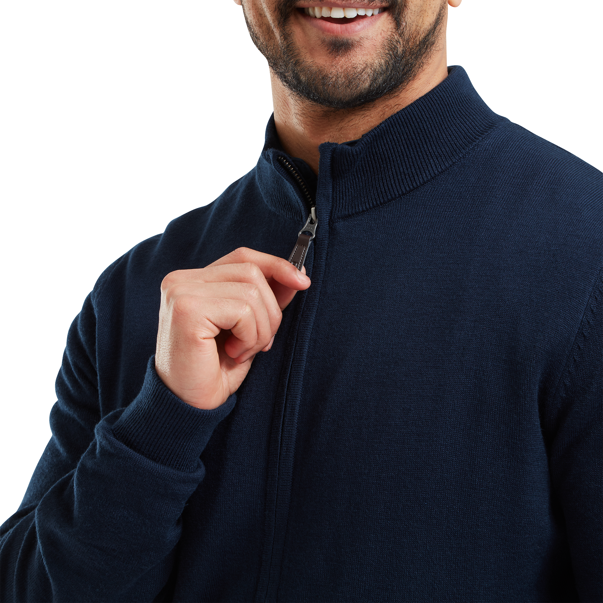 drirelease&reg; Full-Zip Lined Sweater