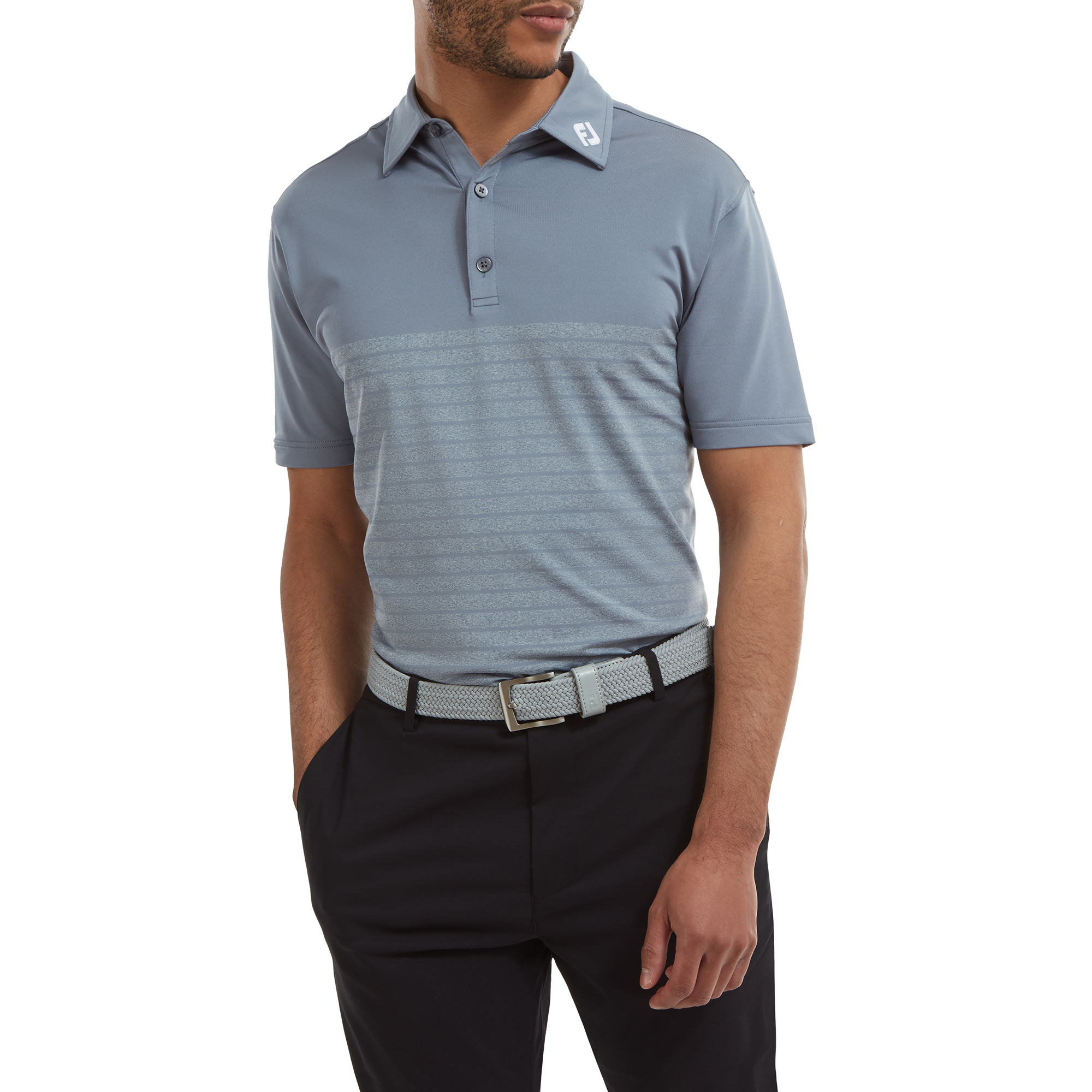 Engineered Heather Stripe Lisle