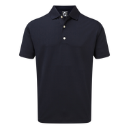 Stretch Pique Solid Knit Collar