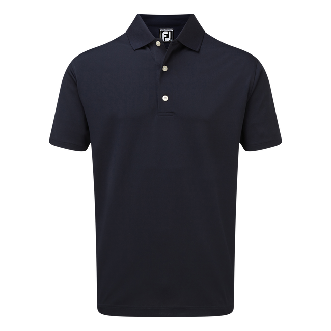 Stretch Pique Solid Knit Collar